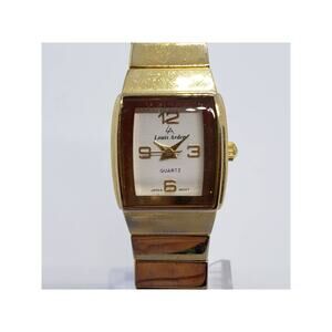 Louis Arden women's watch. Square face with gold accents. working watch